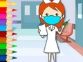 Gêm Llyfr Lliwio: Doctor  ar-lein