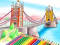 Gêm Llyfr Lliwio: London Bridge  ar-lein