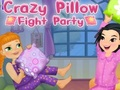 Gêm Parti Ymladd Clustog Crazy  ar-lein