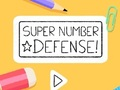 Gêm Super Rhif Amddiffyn  ar-lein