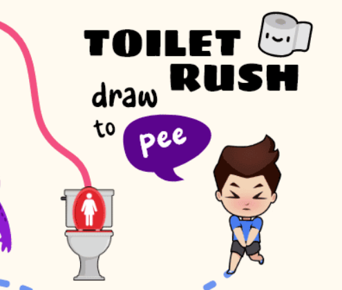 Gêm Rush Toiled: Draw To Pee  ar-lein