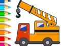 Gêm Llyfr Lliwio: Crane  ar-lein