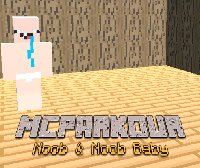 Gêm MC Parkour Noob a babi noob ar-lein