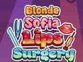 Gêm Blonde Sofia: Llawfeddygaeth Gwefusau  ar-lein