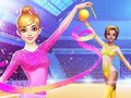 Gêm Gêm Gwisgo i Fyny Merched Gymnasteg  ar-lein
