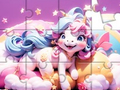 Gêm Pos Jig-so: Unicorn  ar-lein
