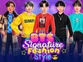 Gêm Arddull Ffasiwn Llofnod BTS  ar-lein
