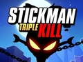 Gêm Lladd Driphlyg Stickman  ar-lein