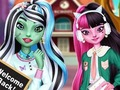 Gêm Merched Monster Yn ôl i'r Ysgol  ar-lein