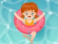 Gêm Llyfr Lliwio: Cylch Nofio  ar-lein