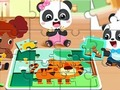 Gêm Pos Jig-so: Jig-so Chwarae Panda Babanod  ar-lein