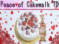 Gêm Heddwch TD Cakewalk ar-lein