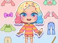 Gêm Salon Colur Dol Chibi  ar-lein