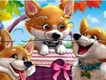 Gêm Pos Jig-so: Corgis doniol  ar-lein