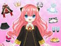 Gêm Gwisgwch Doll Anime  ar-lein