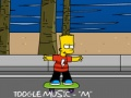Gêm Sglefrfyrddio Bart Simpson  ar-lein