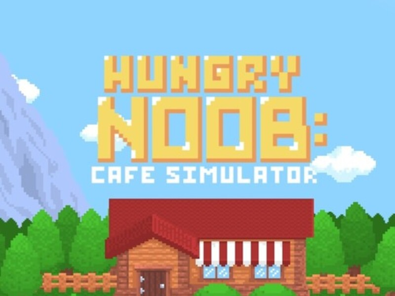 Gêm Efelychydd caffi noob llwglyd ar-lein