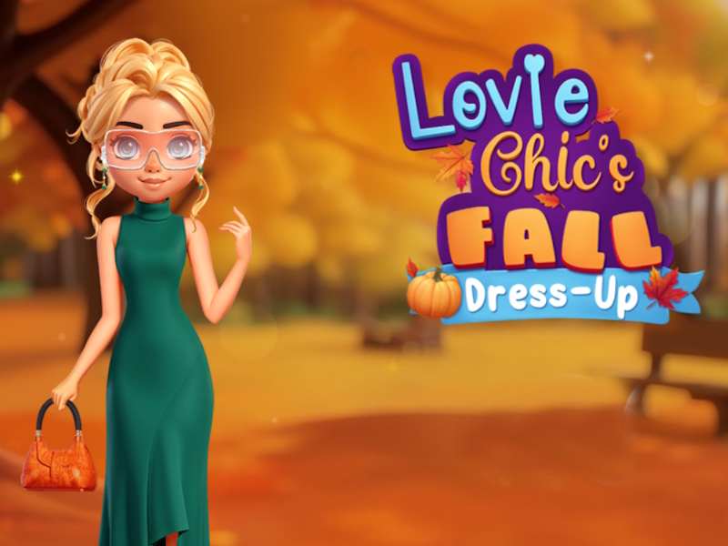 Gêm Mae cwymp Lovie Chic yn gwisgo i fyny ar-lein