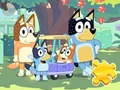 Gêm Pos Jig-so: Teulu Bluey  ar-lein