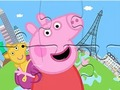 Gêm Pos Jig-so: Antur Byd Peppa Mochyn  ar-lein