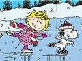 Gêm Pos Jig-so: Sglefrio Snoopi  ar-lein