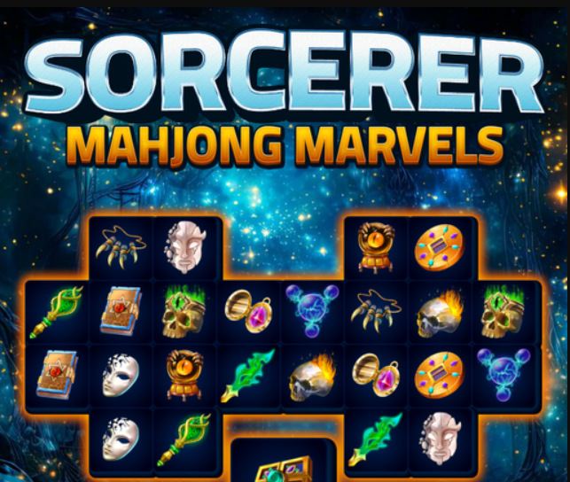 Gêm Sorcerer mahjong rhyfeddod ar-lein