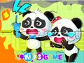 Gêm Pos Jig-so: Tân Gwyllt Panda Babanod  ar-lein