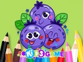 Gêm Llyfr Lliwio: Blue Berry  ar-lein