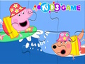 Gêm Pos Jig-so: Hwylio Môr Moch Peppa  ar-lein