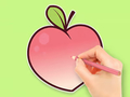 Gêm Llyfr Lliwio: Peach  ar-lein