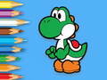 Gêm Llyfr Lliwio: Amser Pysgota Yoshi  ar-lein