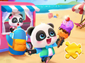 Gêm Pos Jig-so: Car Hufen Iâ Panda Babanod  ar-lein