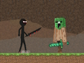 Gêm Stickman: Ffordd Warrior ar-lein