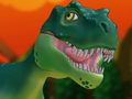 Gêm Dino Run: Lafa  ar-lein