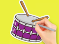Gêm Llyfr Lliwio: Star Drum  ar-lein