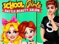 Gêm Salon Harddwch Brwydr Merched Ysgol  ar-lein