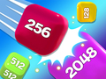 Gêm Gêm Cyfuno Chain Ciwb 2048 3D  ar-lein