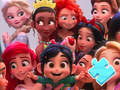 Gêm Pos Jig-so: Llun Teulu Dywysoges Disney  ar-lein