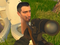 Gêm Sniper vs Skibidi Toiled  ar-lein