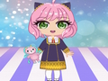 Gêm Gwisgo Fyny A Sba Salon Harddwch Chibi  ar-lein