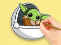 Gêm Llyfr Lliwio: Master Yoda  ar-lein