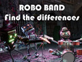 Gêm Band Robot - Dewch o Hyd i'r Gwahaniaethau  ar-lein