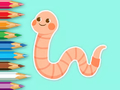 Gêm Llyfr Lliwio: Cute Bug  ar-lein