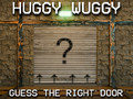 Gêm Huggy Wuggy Dyfalwch y drws iawn  ar-lein