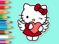 Gêm Llyfr Lliwio: Love Kitty  ar-lein