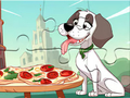 Gêm Pos Jig-so: Ci yn Bwyta Pizza  ar-lein