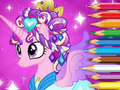Gêm Llyfr Lliwio: Merlod Princess  ar-lein