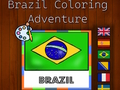 Gêm Antur Lliwio Brasil  ar-lein