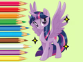 Gêm Llyfr Lliwio: Twilight Sparkle  ar-lein