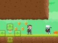 Gêm Ninja vs Ymosodiad Zombie  ar-lein